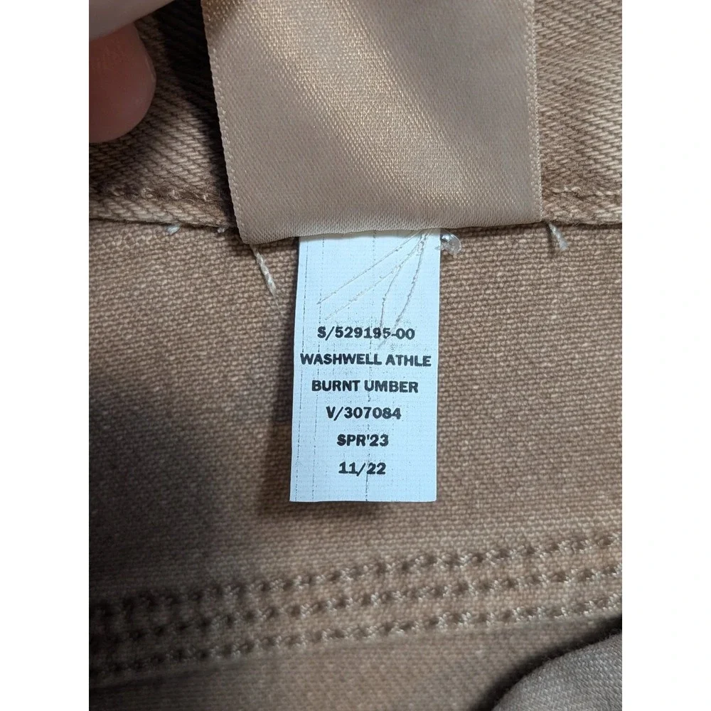 Banana Republic Mens 30x30 Athletic Fit Tan Brown Stretch Denim Jeans Pants